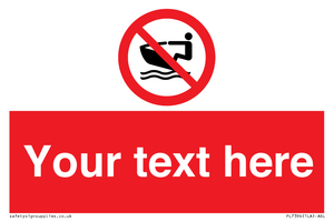 Custom No personal water craft